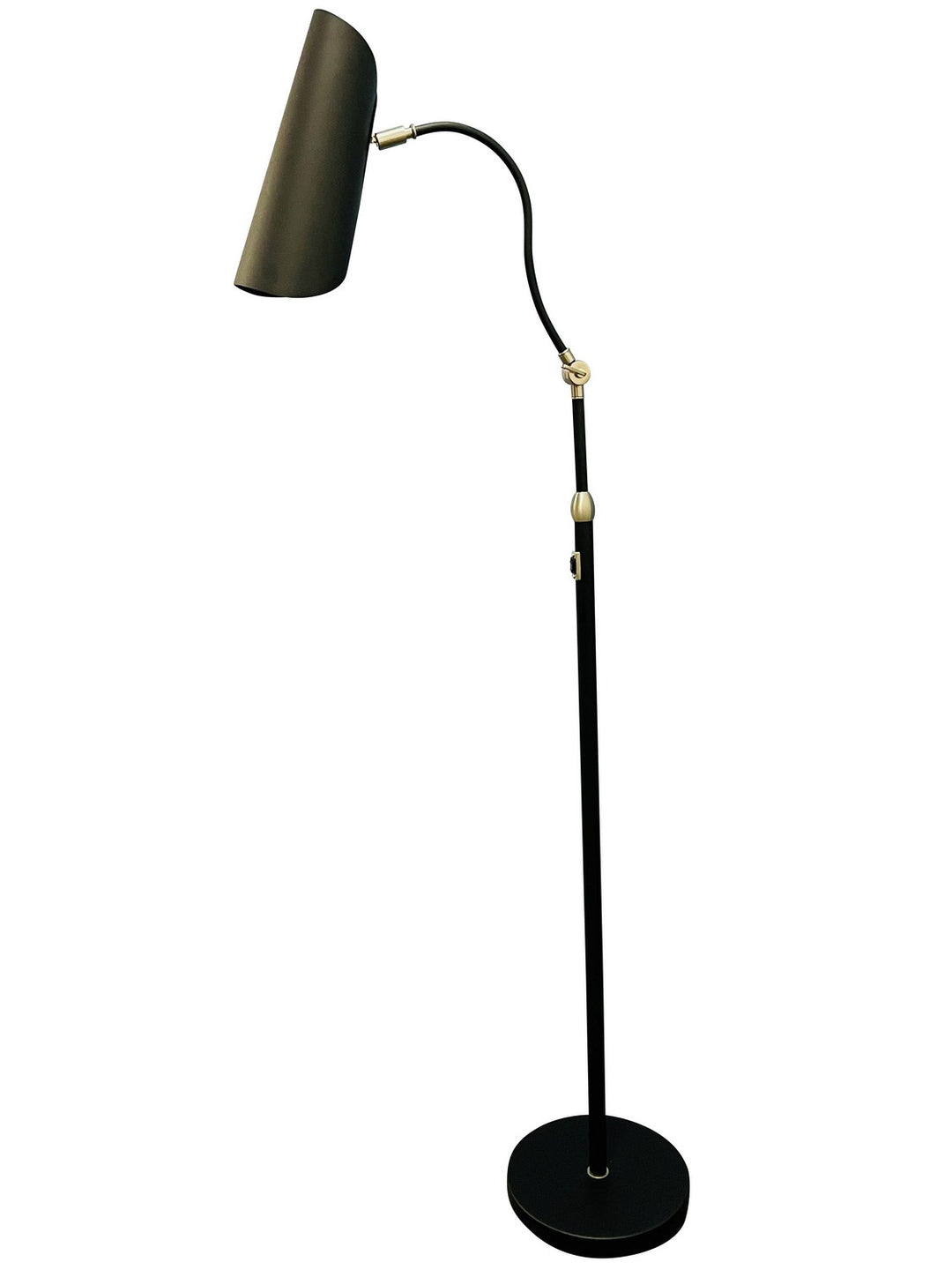 House Of Troy Lighting L300-BLKSN  Logan Lamp Black/Satin Nickel