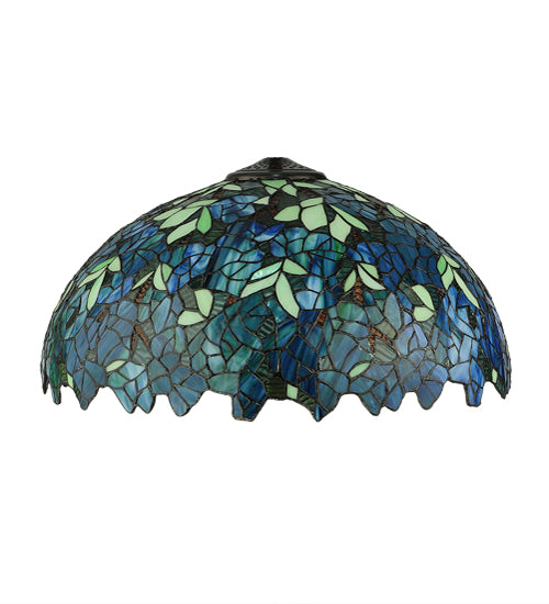 Meyda Tiffany Lighting 133915 Wisteria Shade Lamp Shade Bronze / Dark