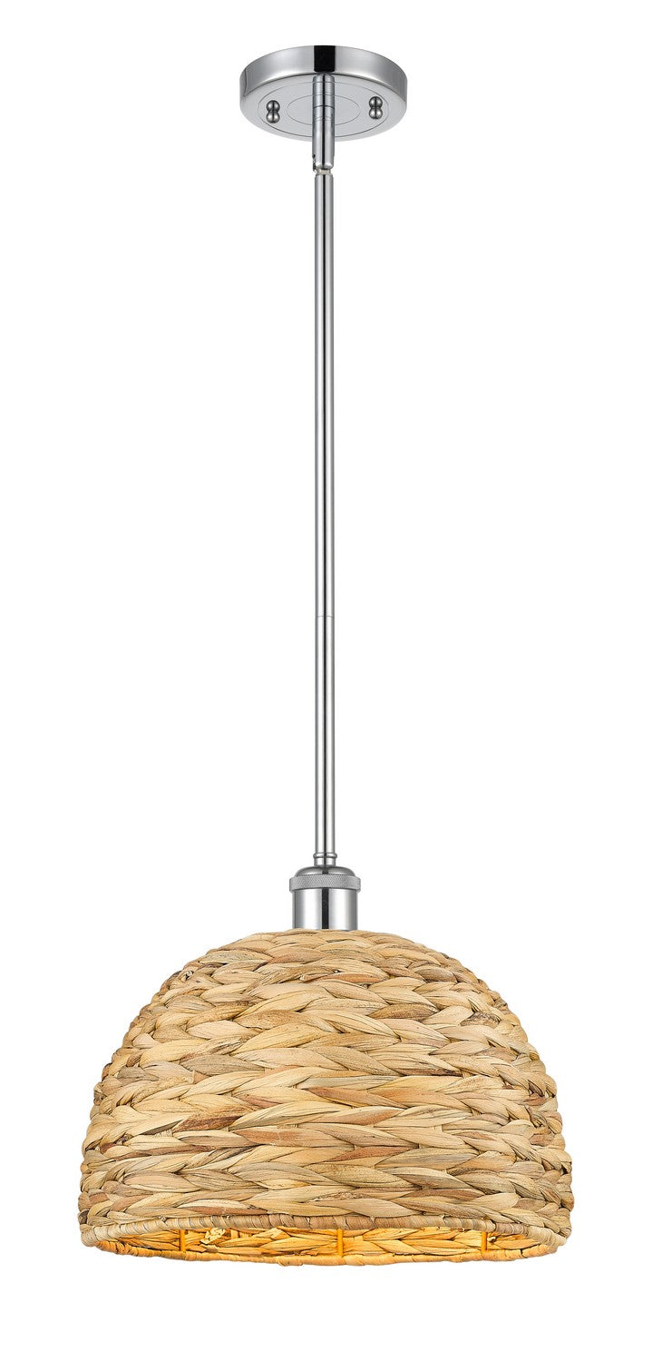 Innovations Downtown Urban 516-1S-PC-RBD-12-NAT Pendant Light - Polished Chrome