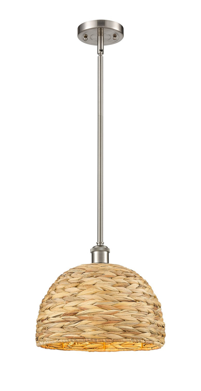 Innovations Downtown Urban 516-1S-SN-RBD-12-NAT Pendant Light - Satin Nickel