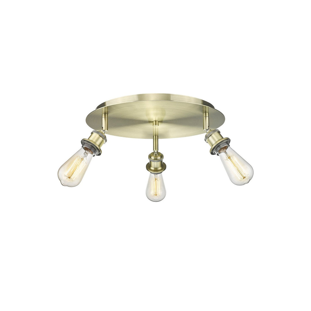Innovations Downtown Urban 516-3C-AB Ceiling Light - Antique Brass