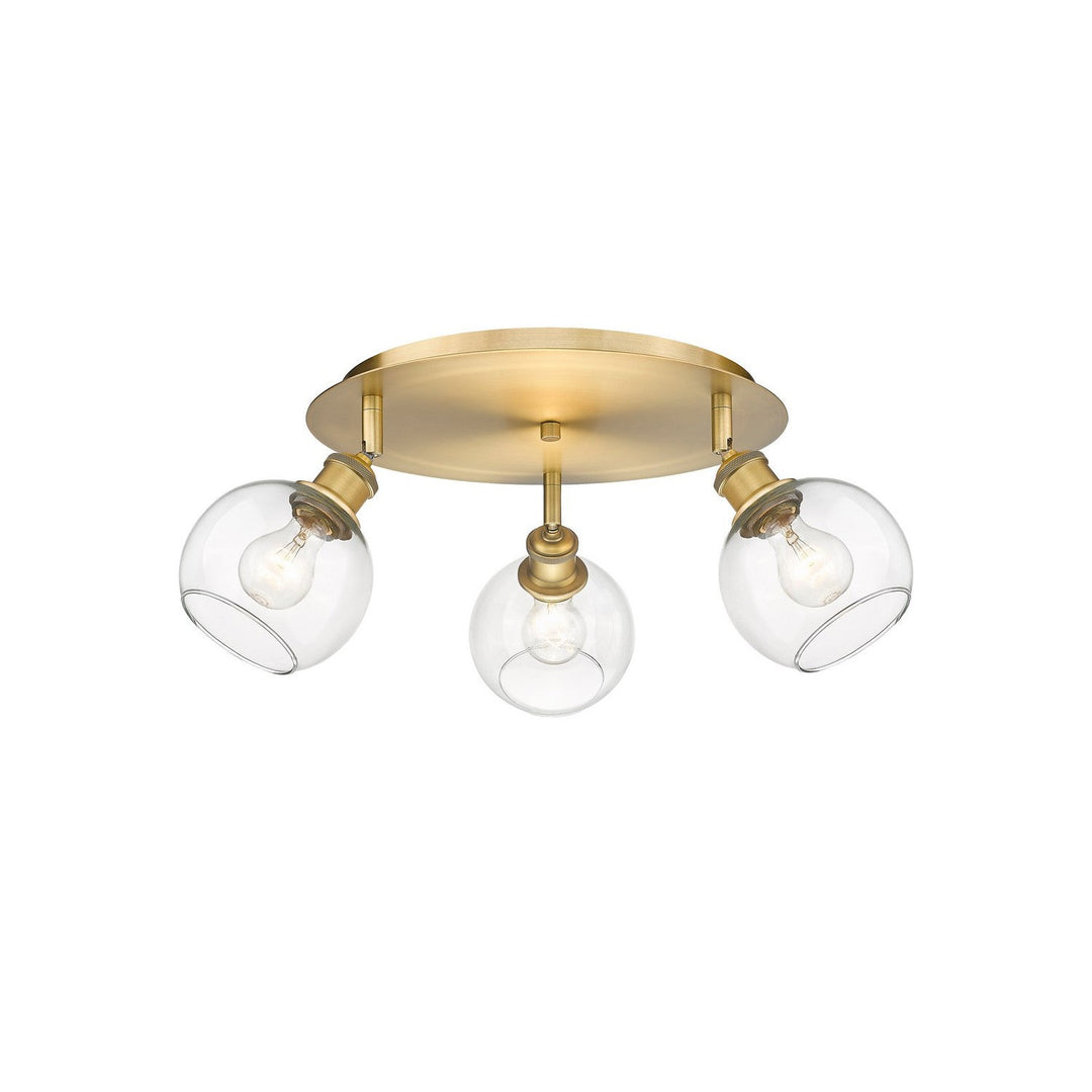 Innovations Downtown Urban 516-3C-BB-G122-6 Ceiling Light - Brushed Brass