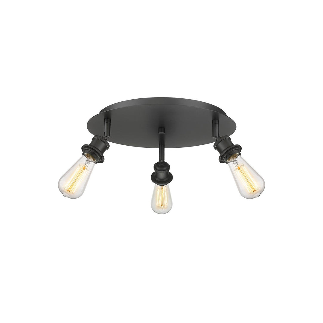 Innovations Downtown Urban 516-3C-BK Ceiling Light - Matte Black