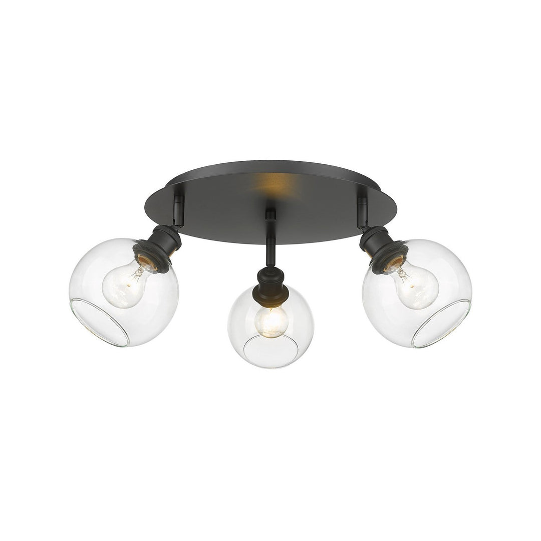 Innovations Downtown Urban 516-3C-BK-G122-6 Ceiling Light - Matte Black