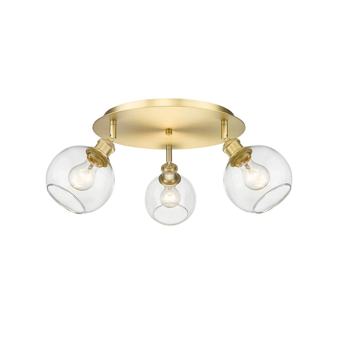 Innovations Downtown Urban 516-3C-SG-G122-6 Ceiling Light - Satin Gold