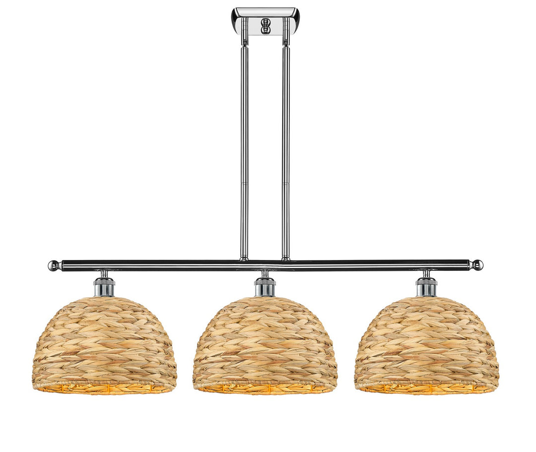 Innovations Downtown Urban 516-3I-PC-RBD-12-NAT Pendant Light - Polished Chrome