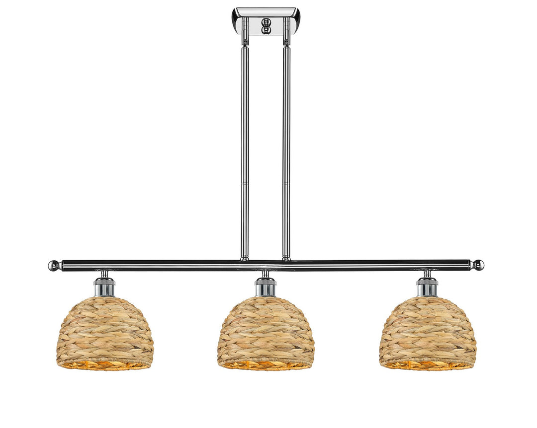 Innovations Downtown Urban 516-3I-PC-RBD-8-NAT Pendant Light - Polished Chrome