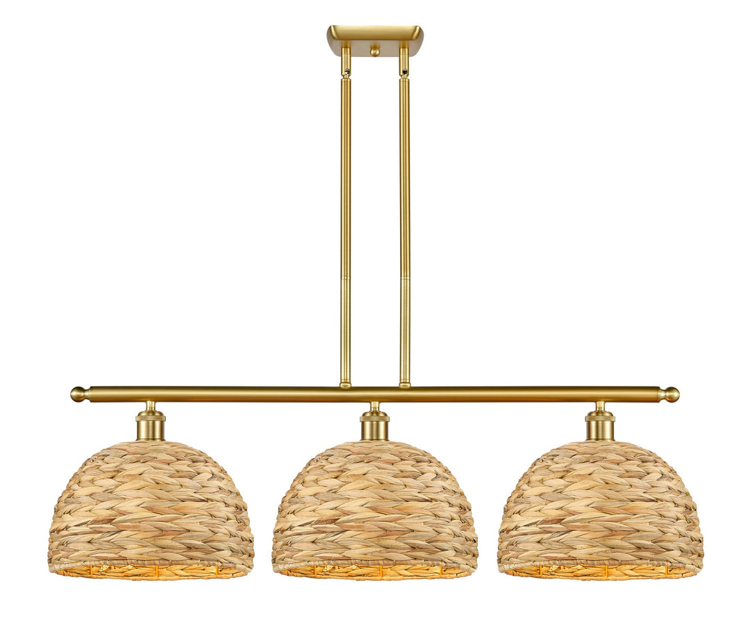 Innovations Downtown Urban 516-3I-SG-RBD-12-NAT Pendant Light - Satin Gold