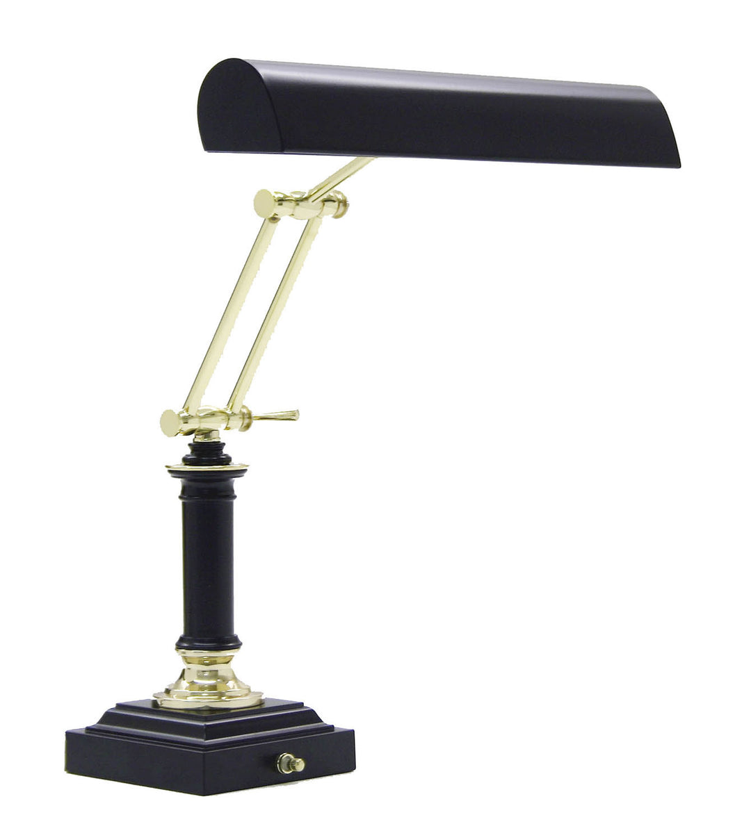 House Of Troy Lighting P14-233-617  Piano/Desk Lamp Black & Brass