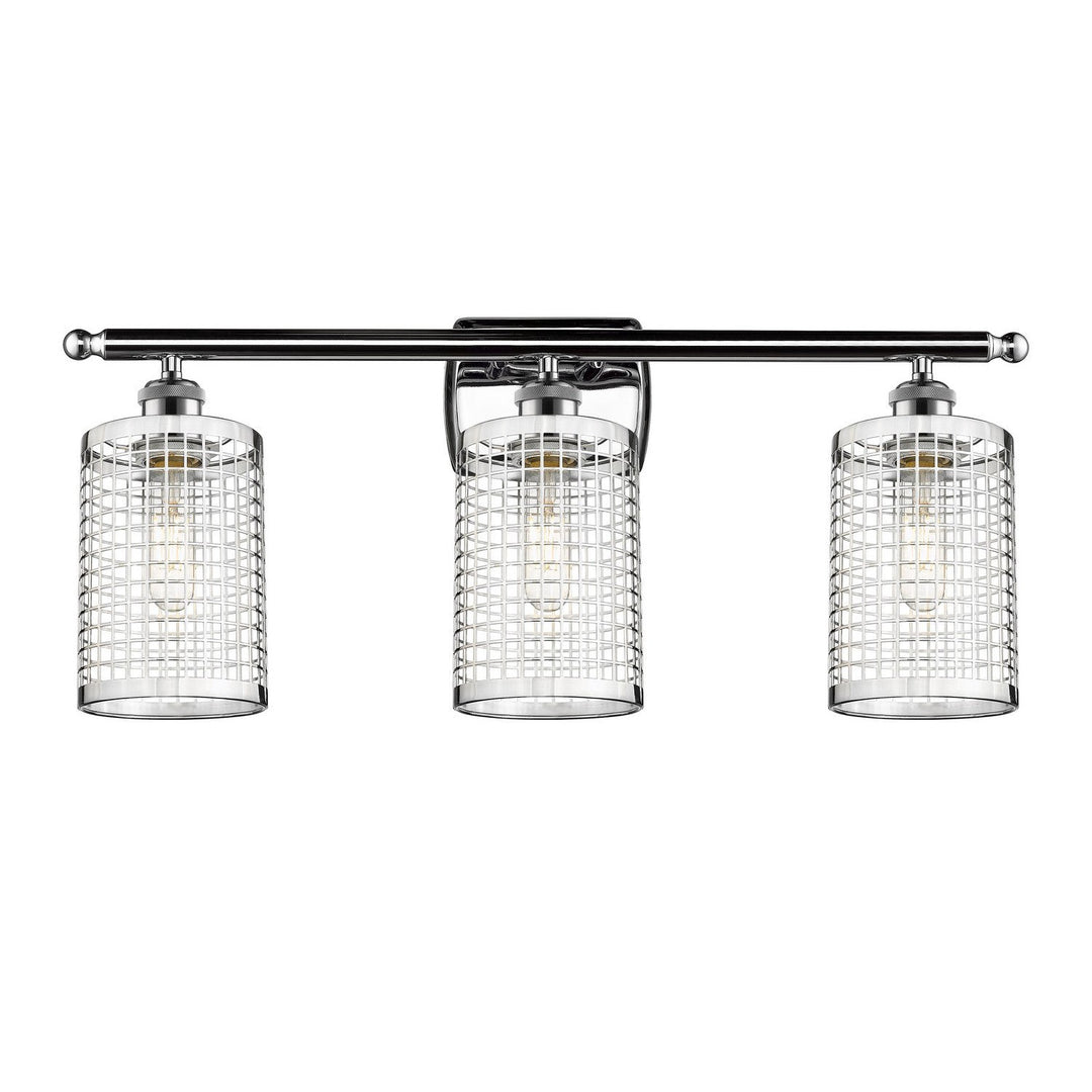 Innovations Downtown Urban 516-3W-PC-M18-PC Bath Vanity Light 26 in. wide - Polished Chrome