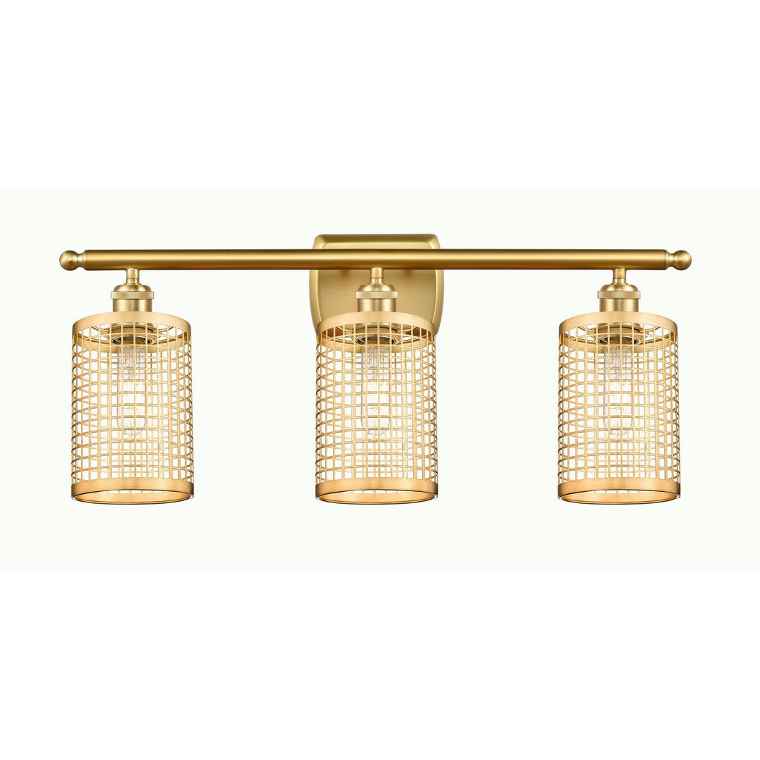 Innovations Downtown Urban 516-3W-SG-M18-SG Bath Vanity Light 26 in. wide - Satin Gold