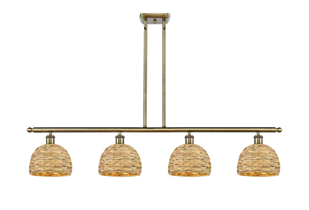Innovations Downtown Urban 516-4I-AB-RBD-8-NAT Pendant Light - Antique Brass