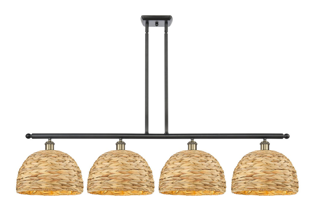 Innovations Downtown Urban 516-4I-BAB-RBD-12-NAT Pendant Light - Black Antique Brass