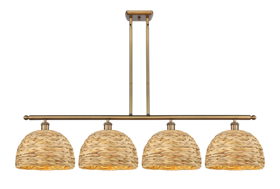Innovations Downtown Urban 516-4I-BB-RBD-12-NAT Pendant Light - Brushed Brass