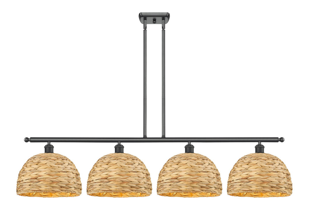 Innovations Downtown Urban 516-4I-BK-RBD-12-NAT Pendant Light - Matte Black