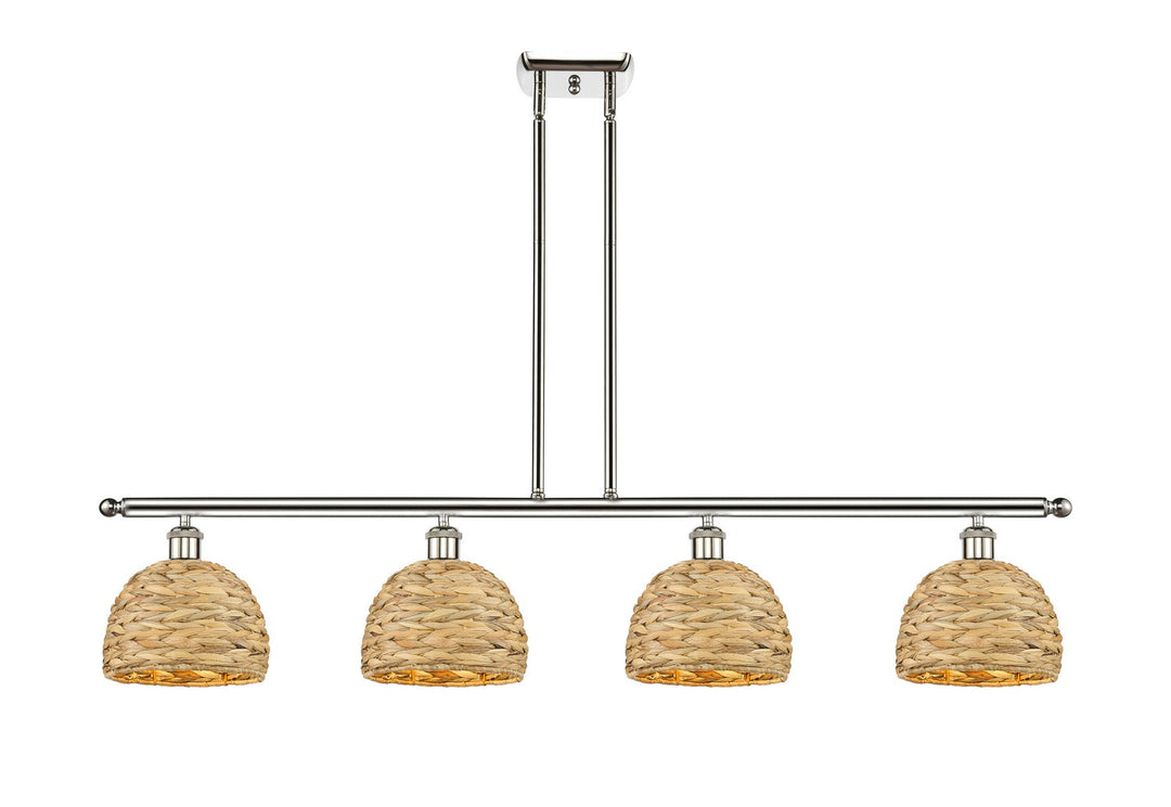 Innovations Downtown Urban 516-4I-PN-RBD-8-NAT Pendant Light - Polished Nickel
