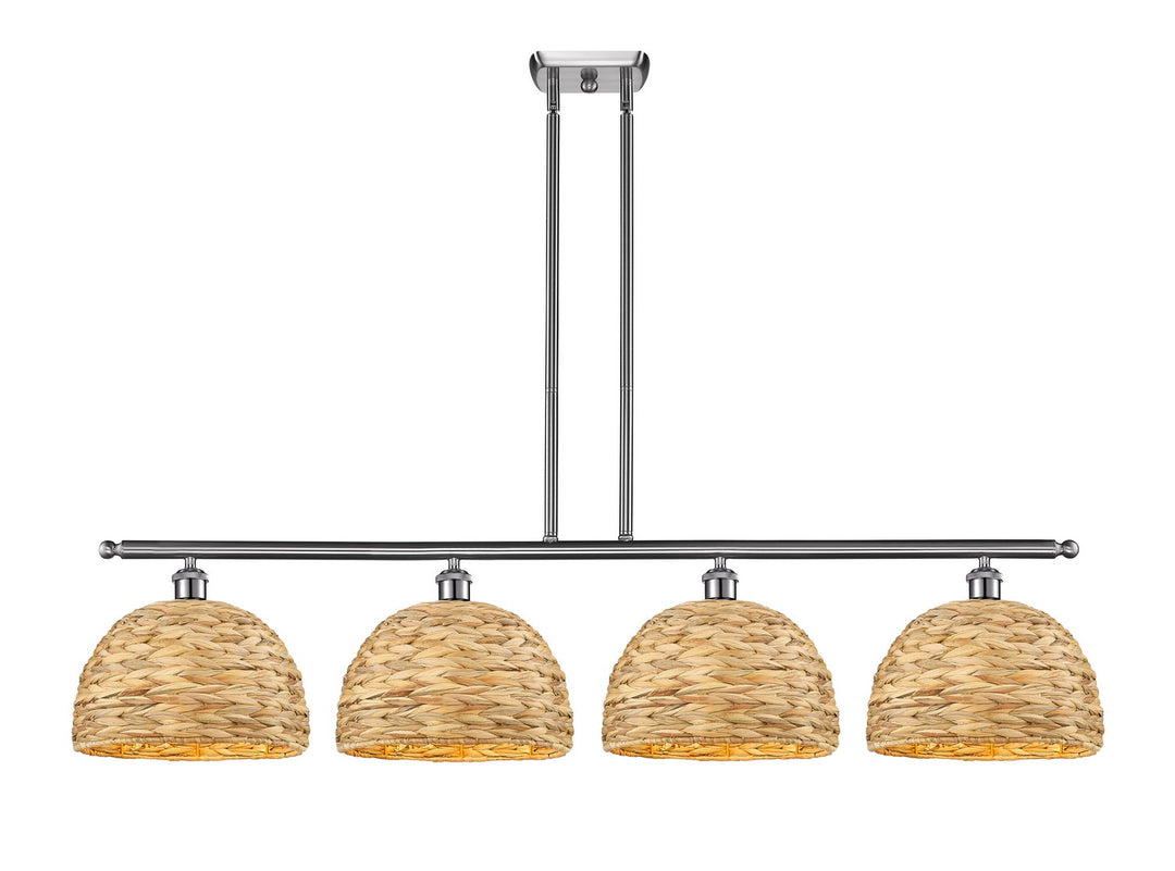 Innovations Downtown Urban 516-4I-SN-RBD-12-NAT Pendant Light - Satin Nickel