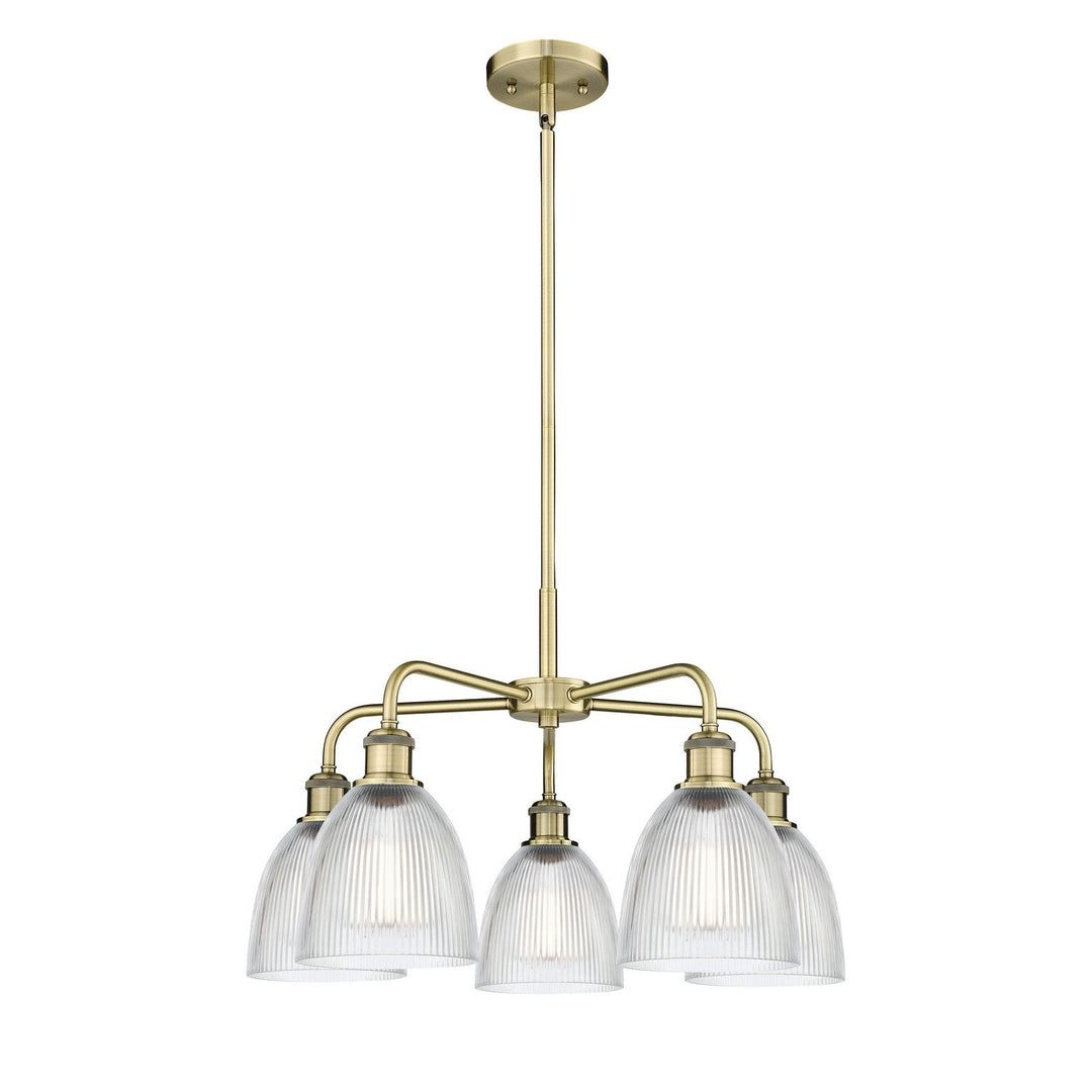 Innovations Downtown Urban 516-5CR-AB-G382 Chandelier Light - Antique Brass