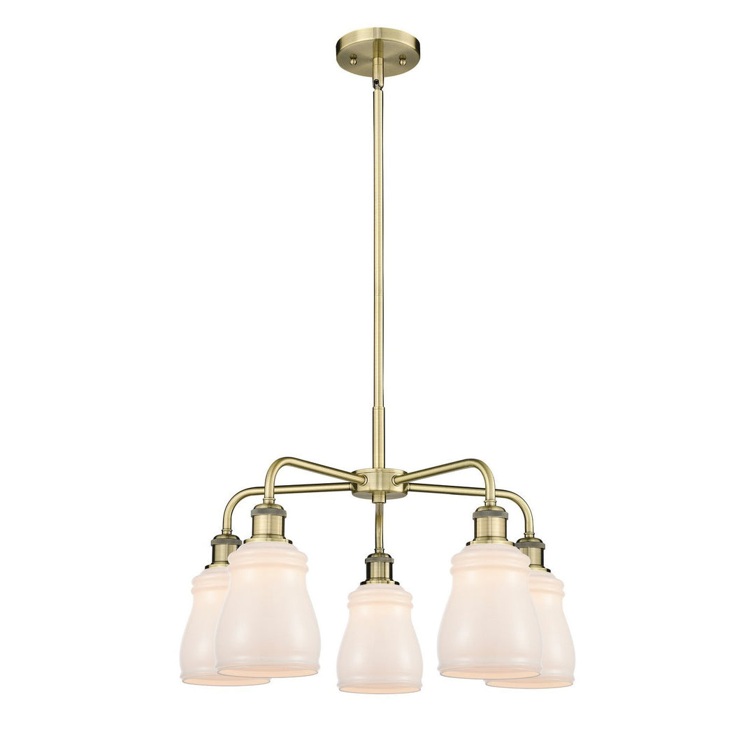 Innovations Downtown Urban 516-5CR-AB-G391 Chandelier Light - Antique Brass