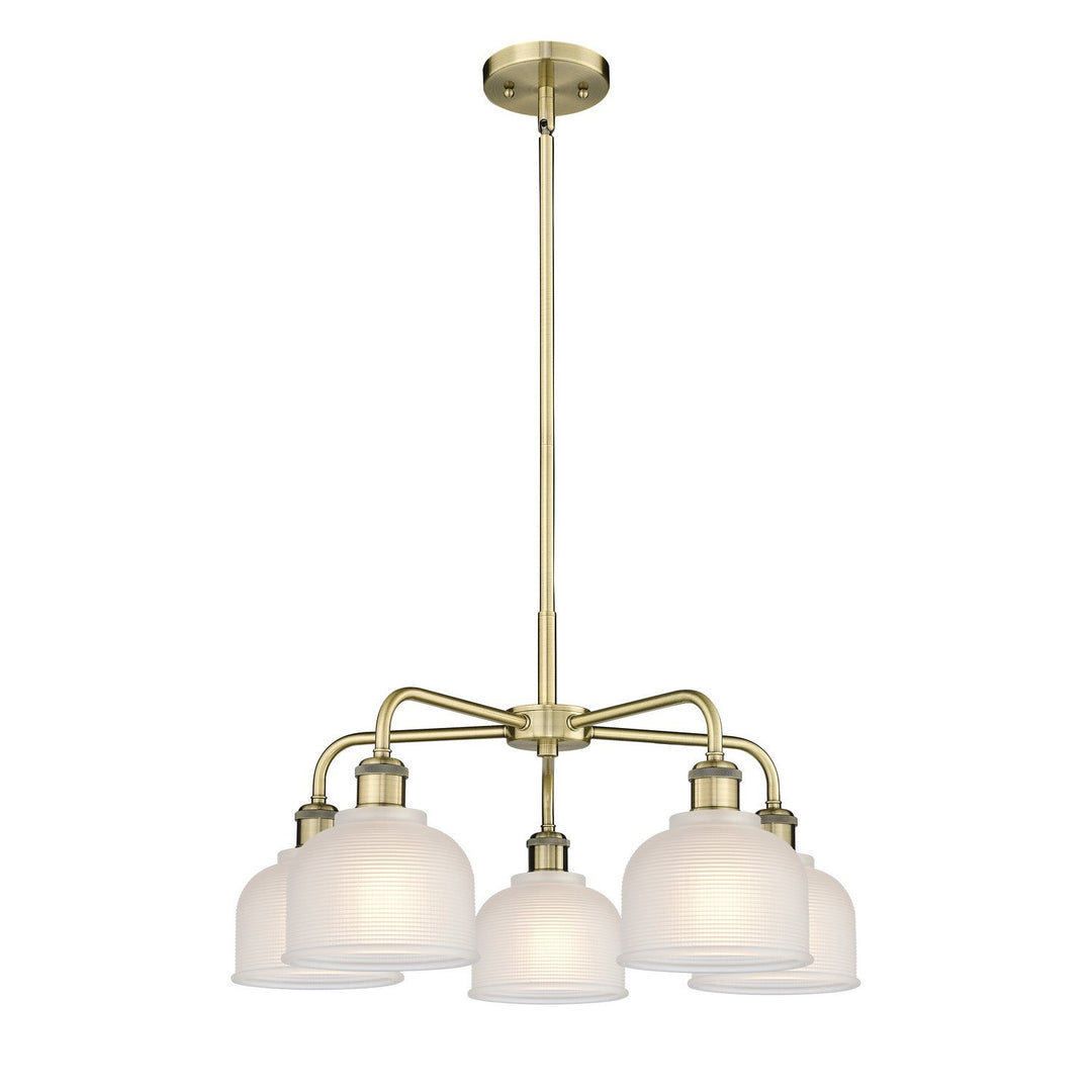 Innovations Downtown Urban 516-5CR-AB-G411 Chandelier Light - Antique Brass