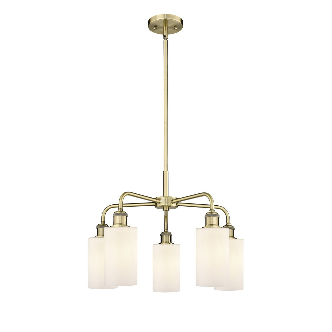 Innovations Downtown Urban 516-5CR-AB-G801 Chandelier Light - Antique Brass