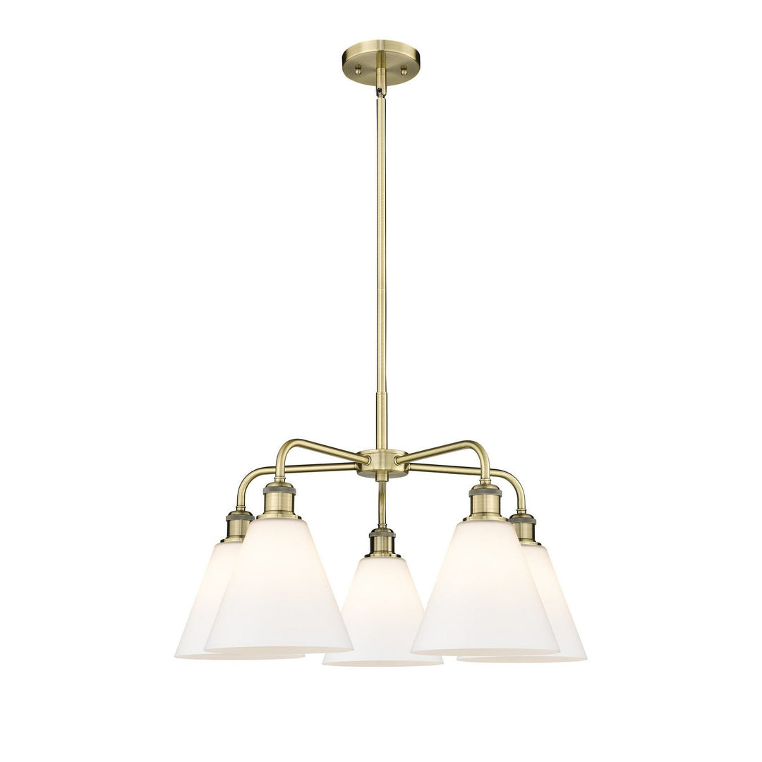 Innovations Downtown Urban 516-5CR-AB-GBC-81 Chandelier Light - Antique Brass