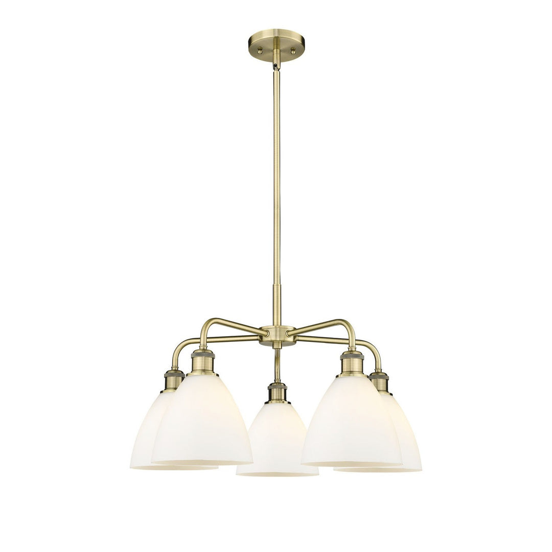 Innovations Downtown Urban 516-5CR-AB-GBD-751 Chandelier Light - Antique Brass