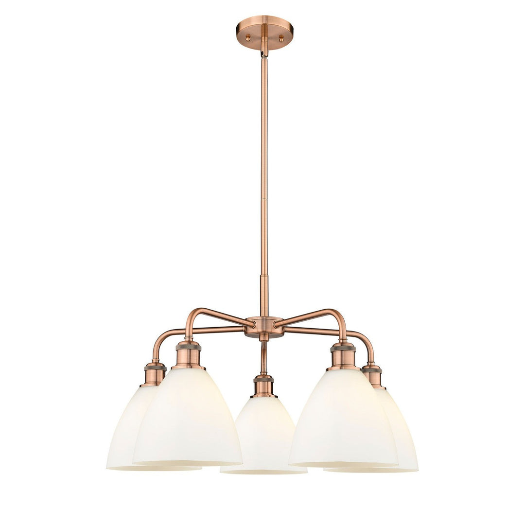 Innovations Downtown Urban 516-5CR-AC-GBD-751 Chandelier Light - Antique Copper