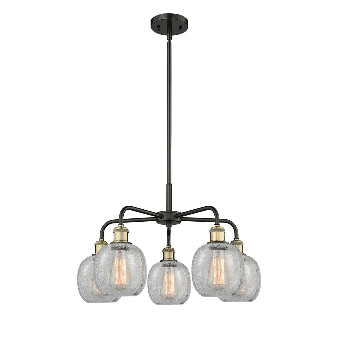 Innovations Downtown Urban 516-5CR-BAB-G105 Chandelier Light - Black Antique Brass