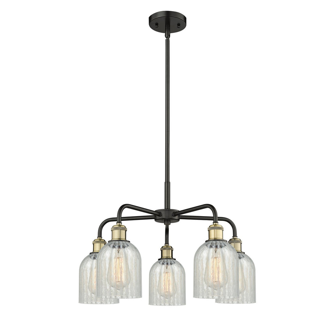Innovations Downtown Urban 516-5CR-BAB-G2511 Chandelier Light - Black Antique Brass