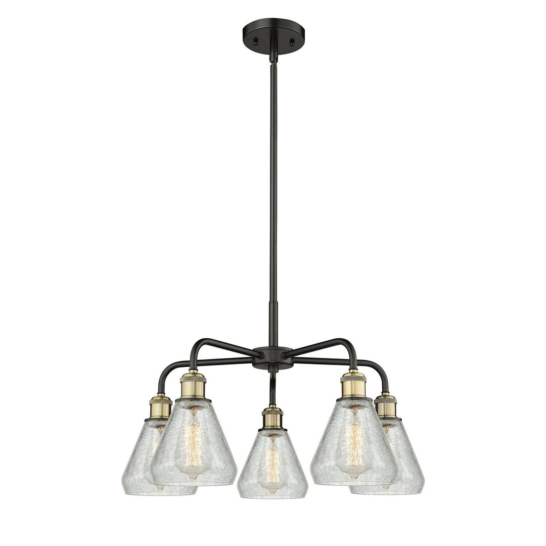 Innovations Downtown Urban 516-5CR-BAB-G275 Chandelier Light - Black Antique Brass