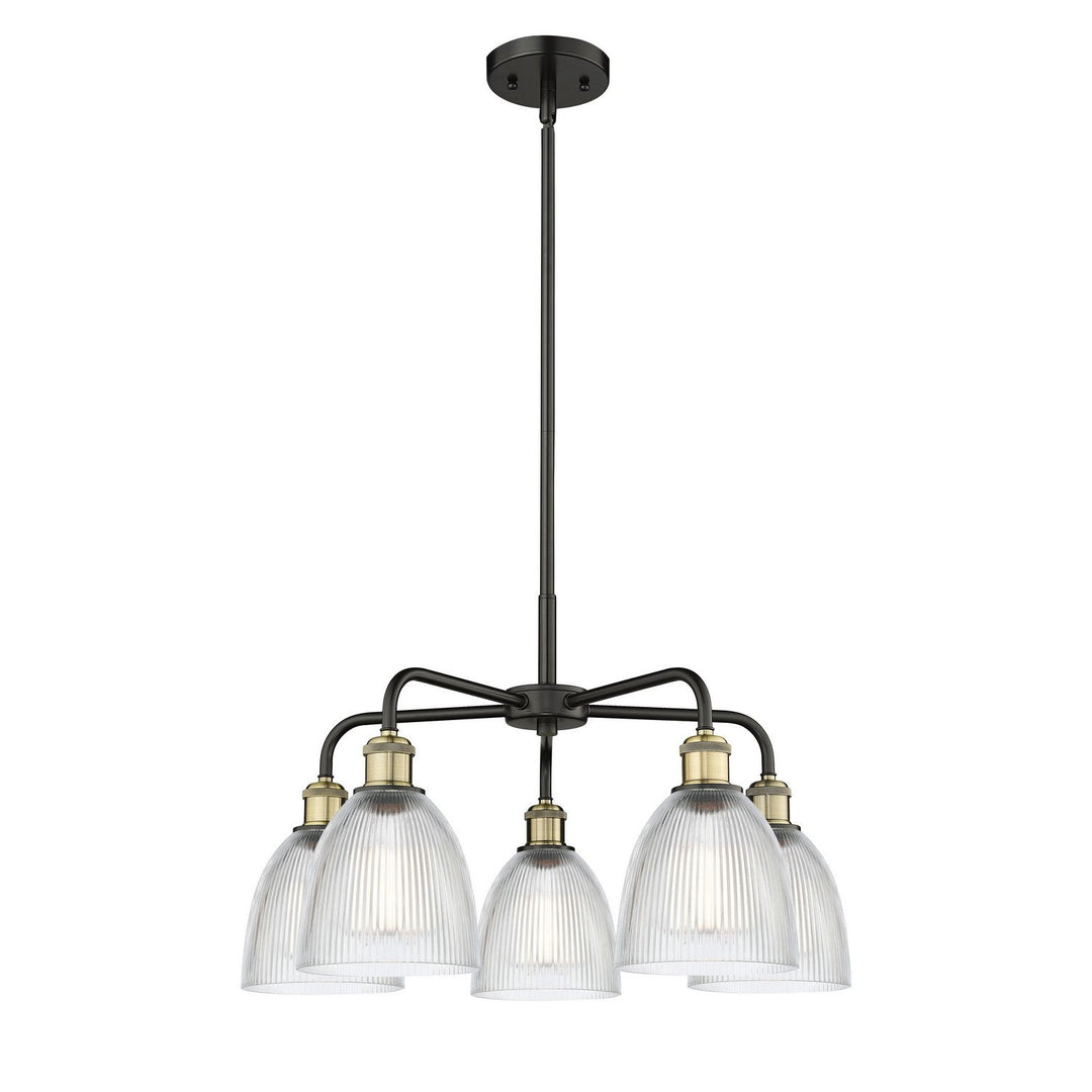 Innovations Downtown Urban 516-5CR-BAB-G382 Chandelier Light - Black Antique Brass