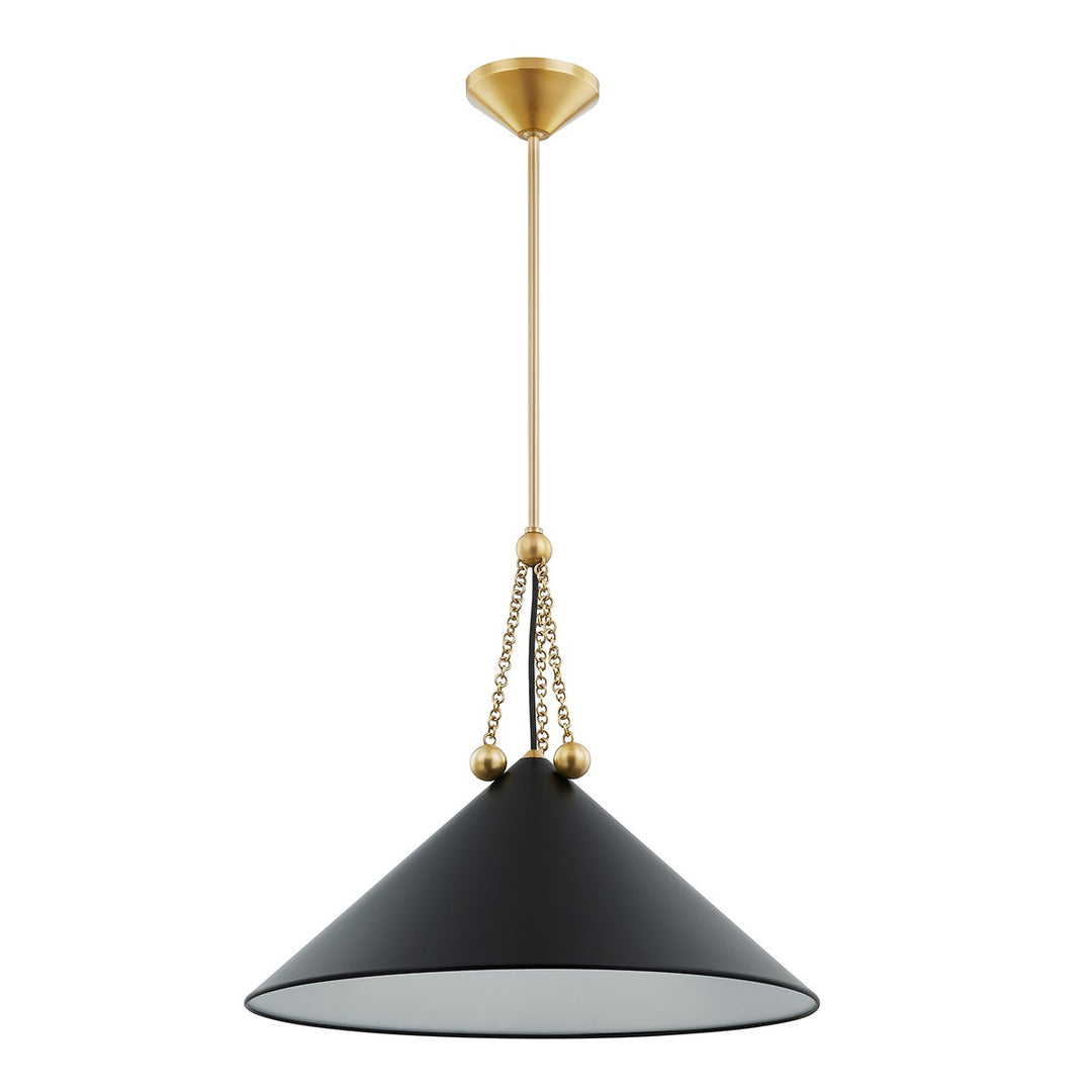 Mitzi Kalea H784701L-AGB/SBK Pendant Light - Aged Brass