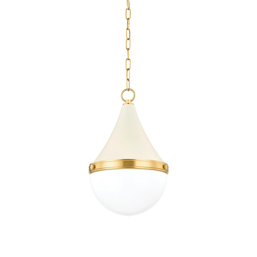 Mitzi Ciara H787701S-AGB/SCR Pendant Light - Aged Brass