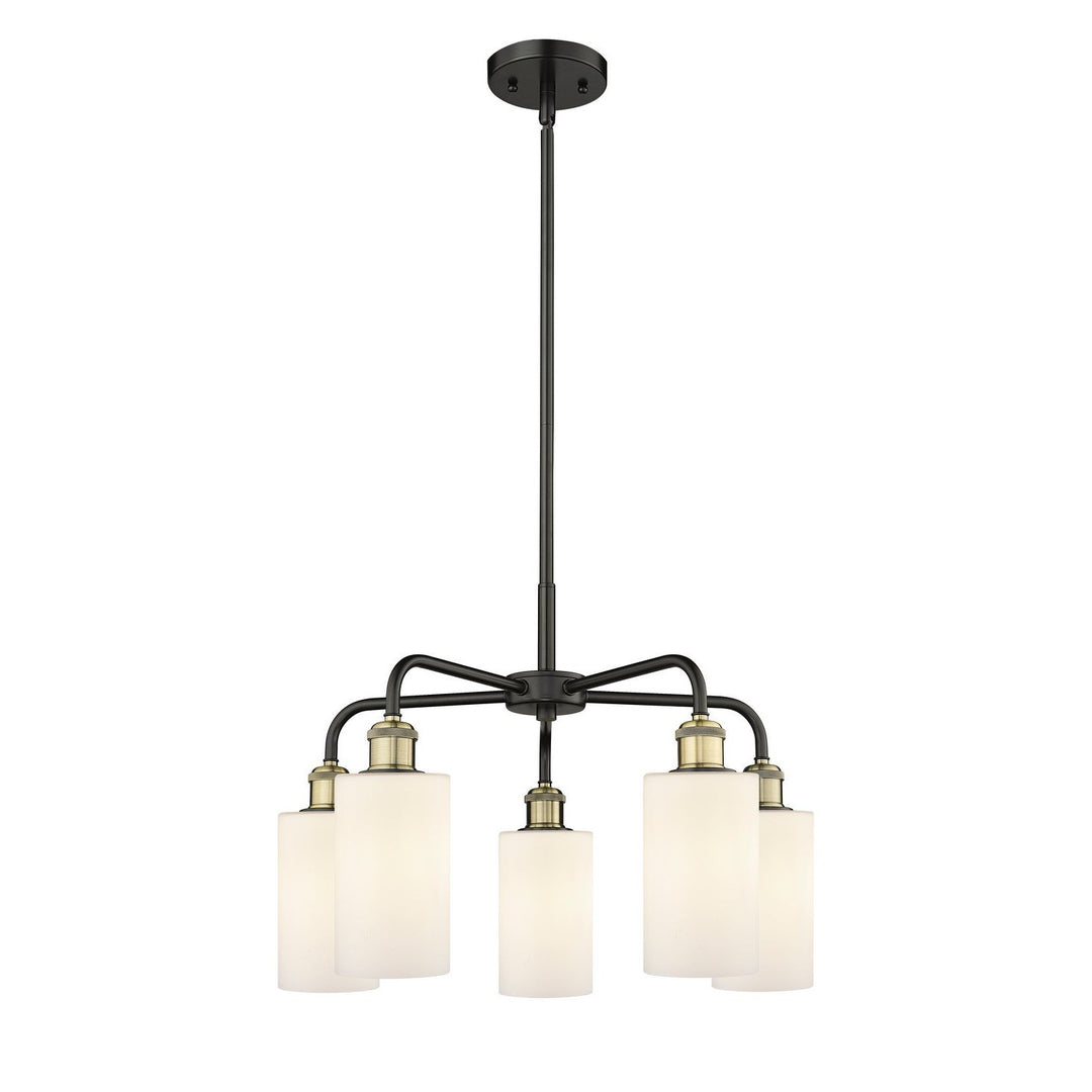 Innovations Downtown Urban 516-5CR-BAB-G801 Chandelier Light - Black Antique Brass