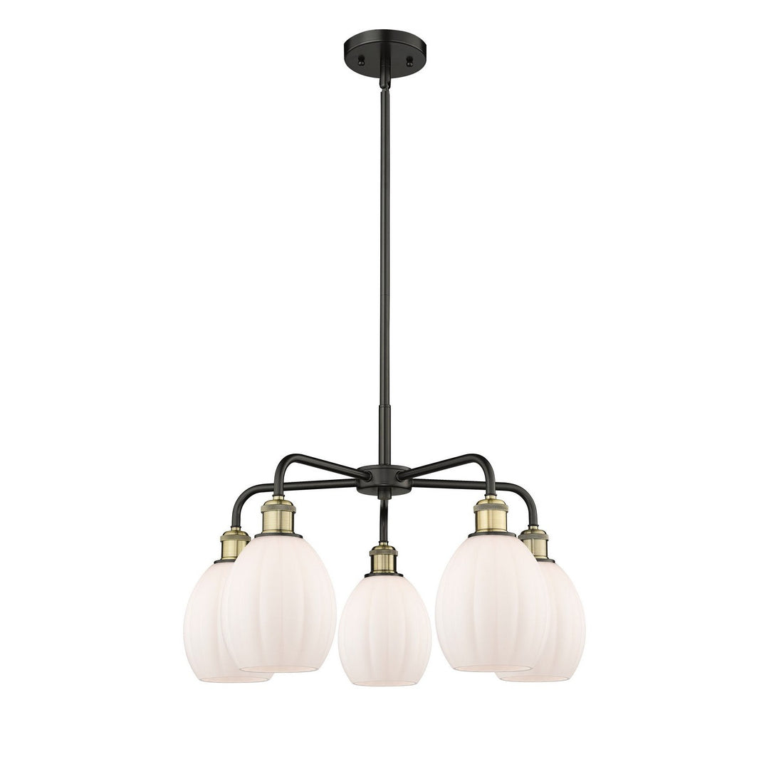 Innovations Downtown Urban 516-5CR-BAB-G81 Chandelier Light - Black Antique Brass