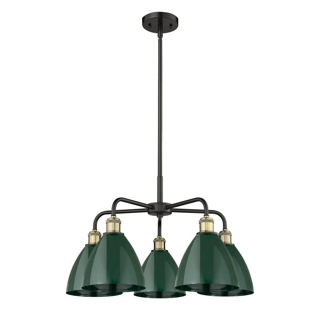 Innovations Downtown Urban 516-5CR-BAB-MBD-75-GR Chandelier Light - Black Antique Brass