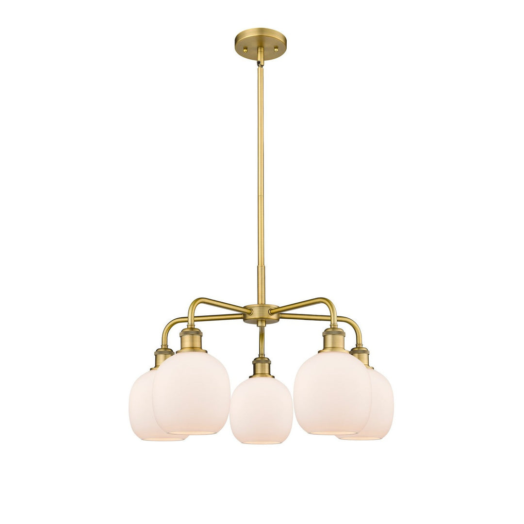 Innovations Downtown Urban 516-5CR-BB-G101 Chandelier Light - Brushed Brass