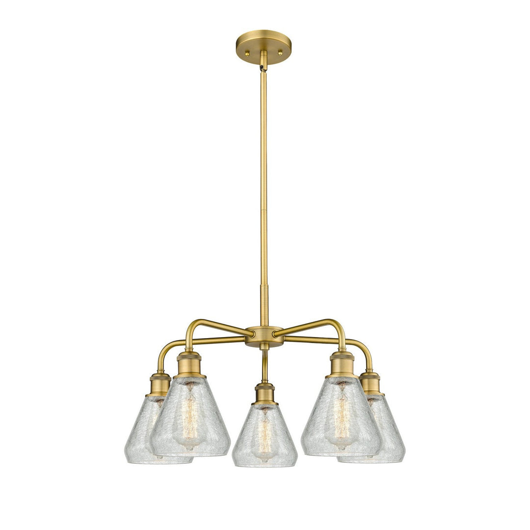 Innovations Downtown Urban 516-5CR-BB-G275 Chandelier Light - Brushed Brass