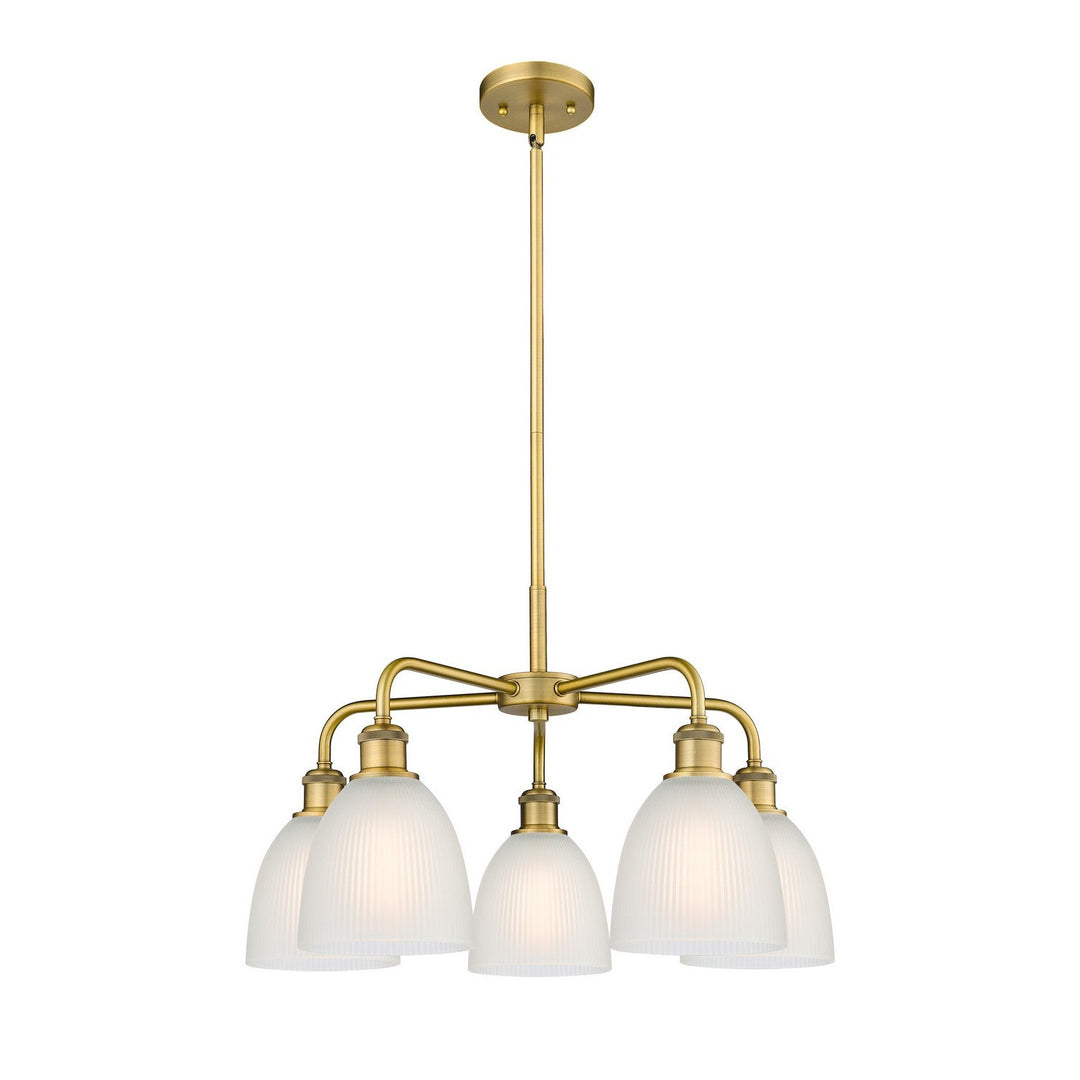 Innovations Downtown Urban 516-5CR-BB-G381 Chandelier Light - Brushed Brass