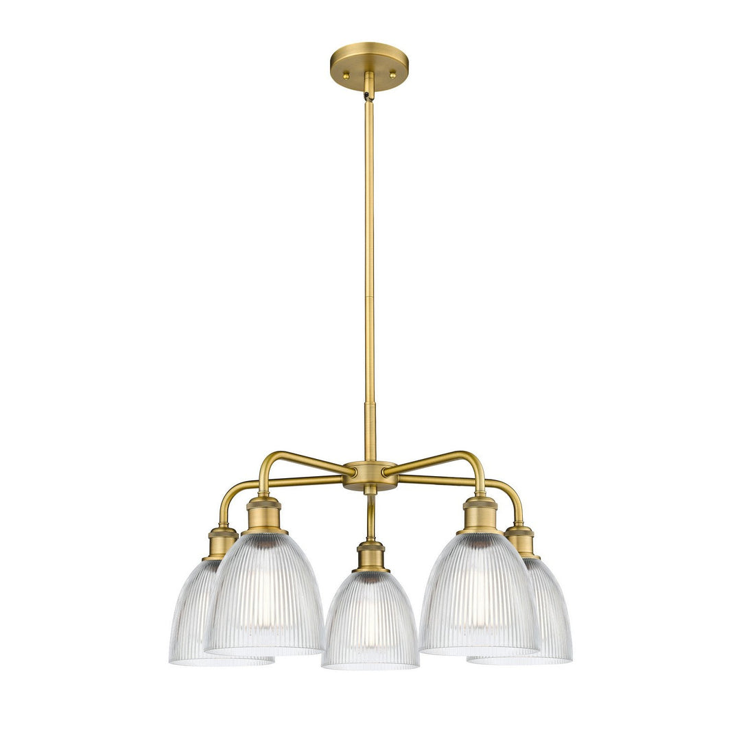 Innovations Downtown Urban 516-5CR-BB-G382 Chandelier Light - Brushed Brass