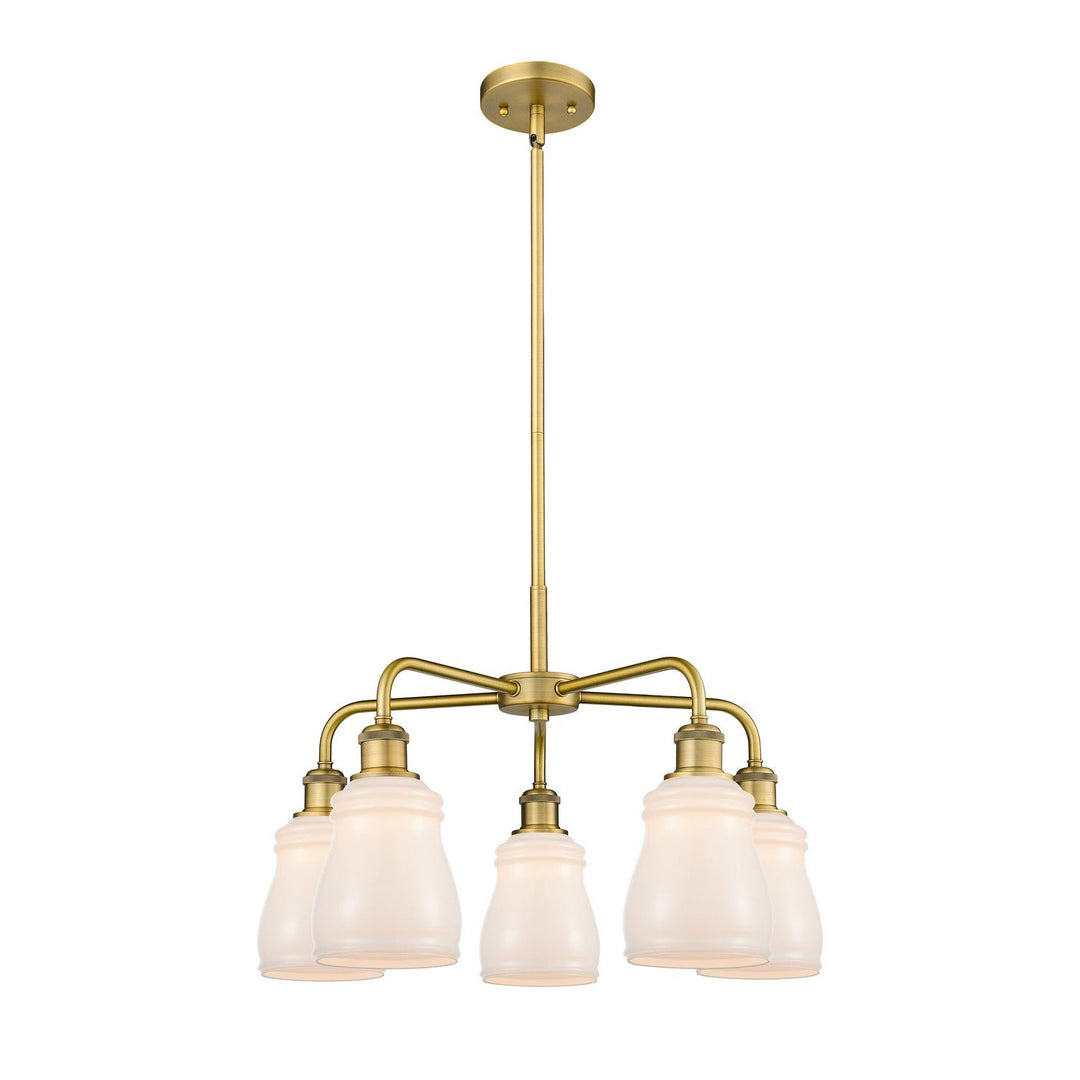 Innovations Downtown Urban 516-5CR-BB-G391 Chandelier Light - Brushed Brass