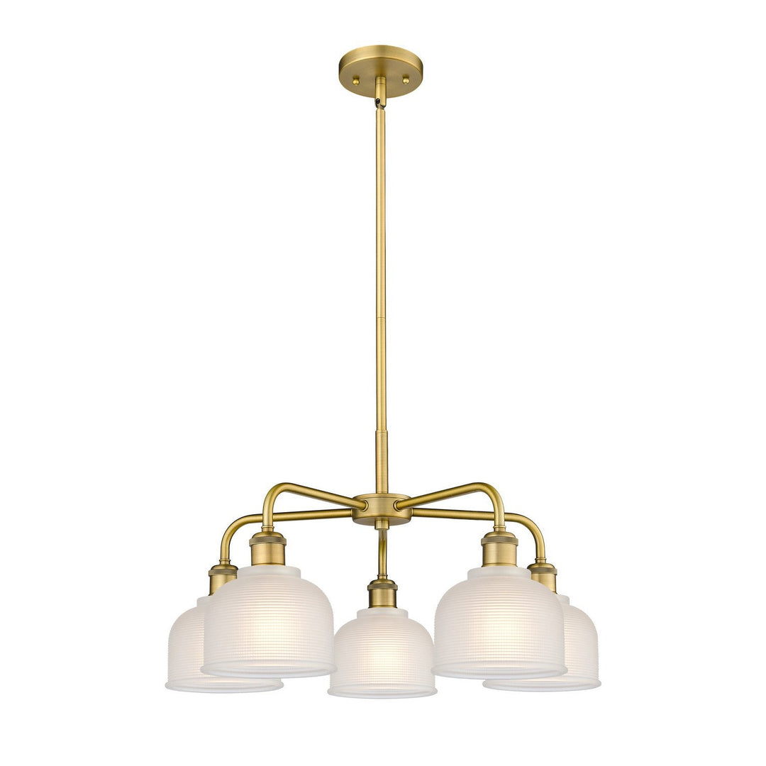 Innovations Downtown Urban 516-5CR-BB-G411 Chandelier Light - Brushed Brass