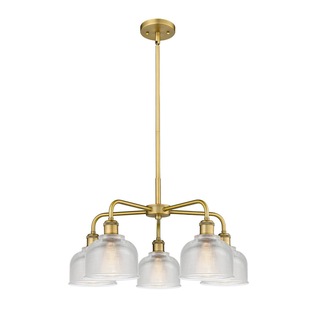 Innovations Downtown Urban 516-5CR-BB-G412 Chandelier Light - Brushed Brass