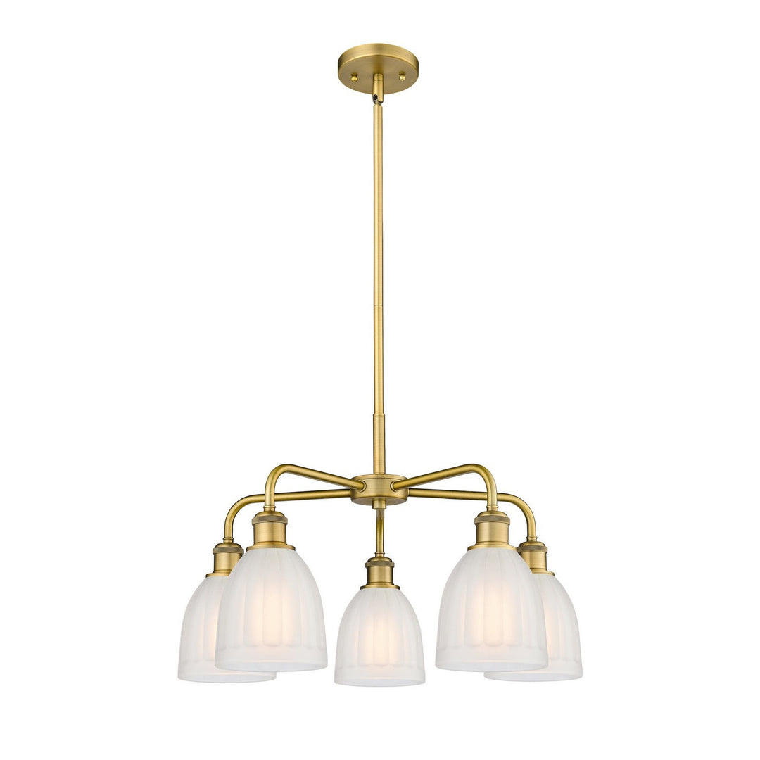 Innovations Downtown Urban 516-5CR-BB-G441 Chandelier Light - Brushed Brass