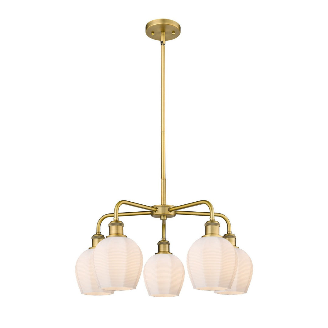 Innovations Downtown Urban 516-5CR-BB-G461-6 Chandelier Light - Brushed Brass