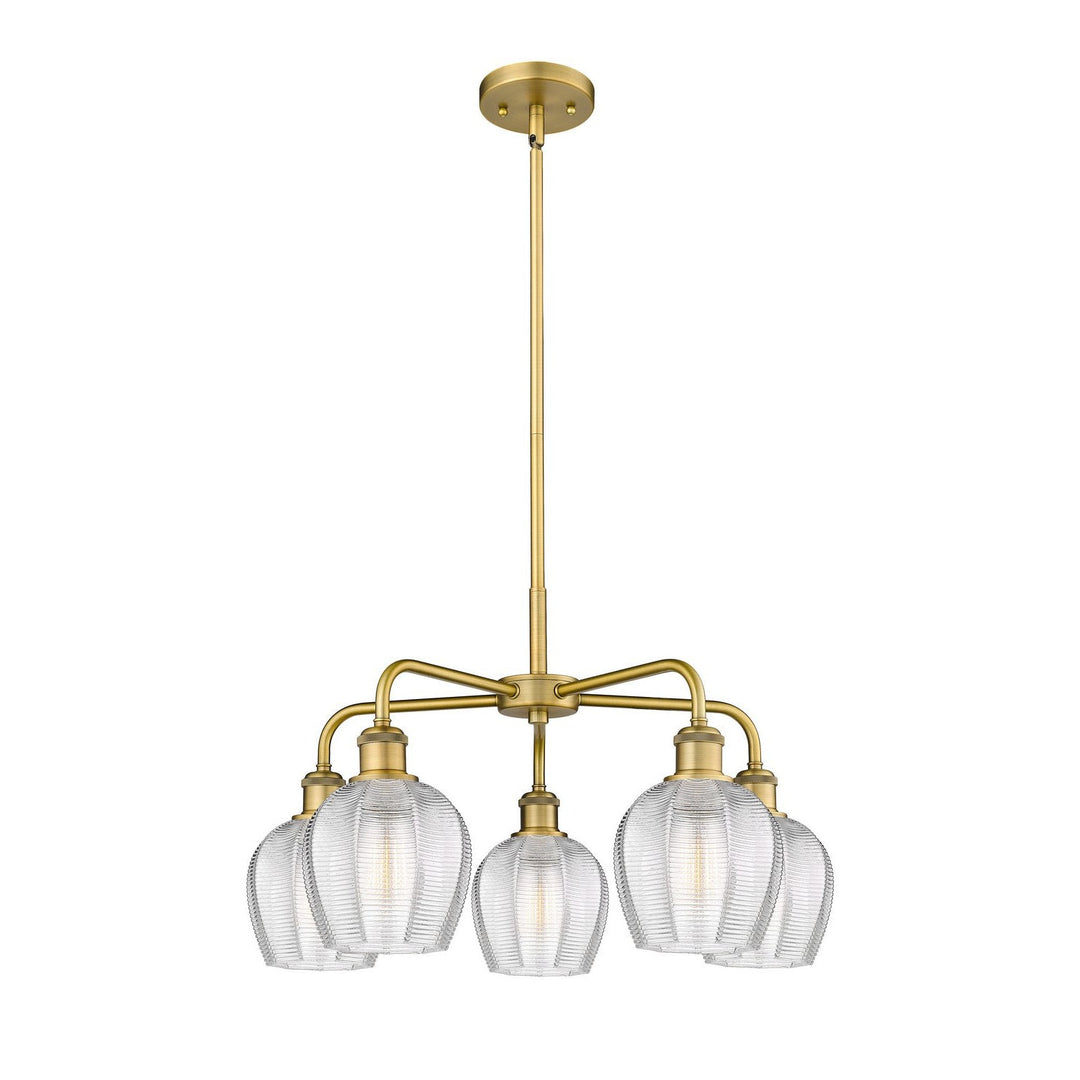 Innovations Downtown Urban 516-5CR-BB-G462-6 Chandelier Light - Brushed Brass