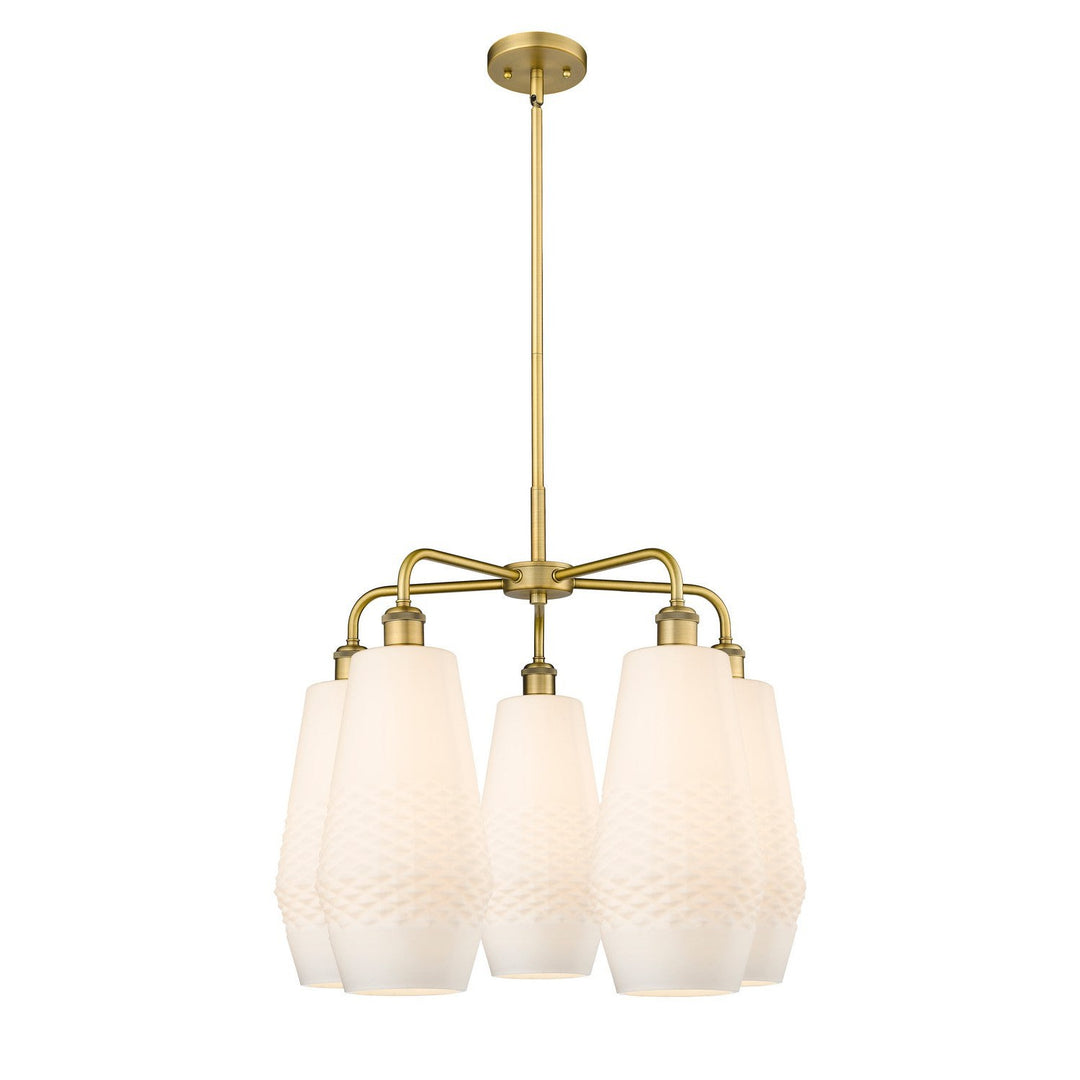 Innovations Downtown Urban 516-5CR-BB-G681-7 Chandelier Light - Brushed Brass