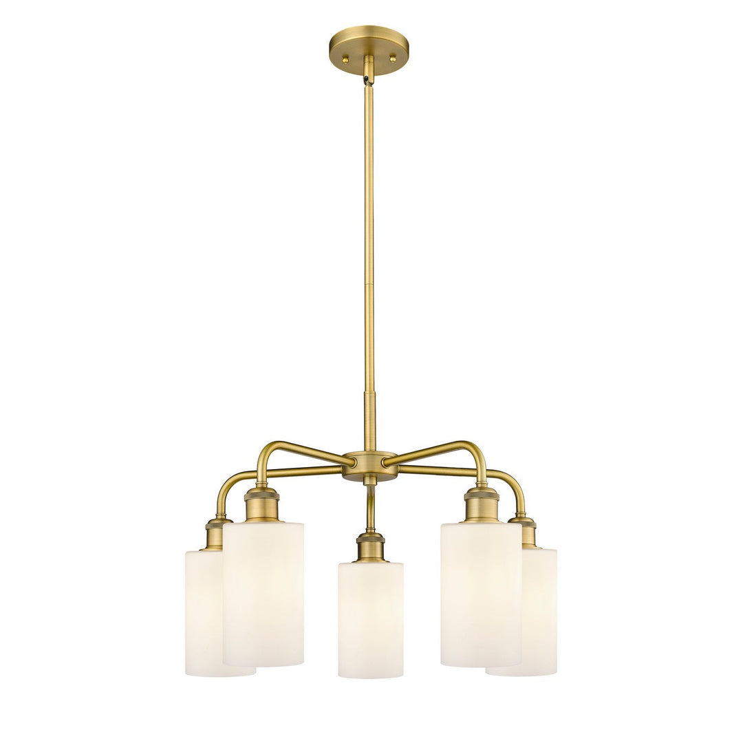 Innovations Downtown Urban 516-5CR-BB-G801 Chandelier Light - Brushed Brass