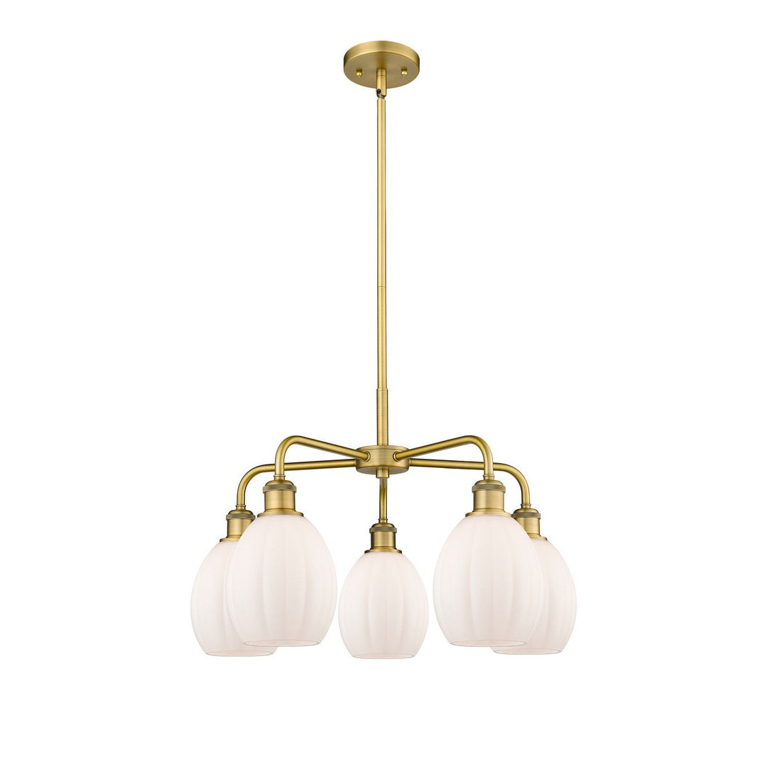 Innovations Downtown Urban 516-5CR-BB-G81 Chandelier Light - Brushed Brass